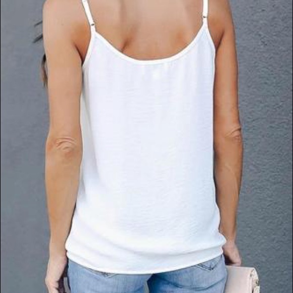 3/$10🥎White Sweet Fling Mesh Tank Top - Picture 2 of 3